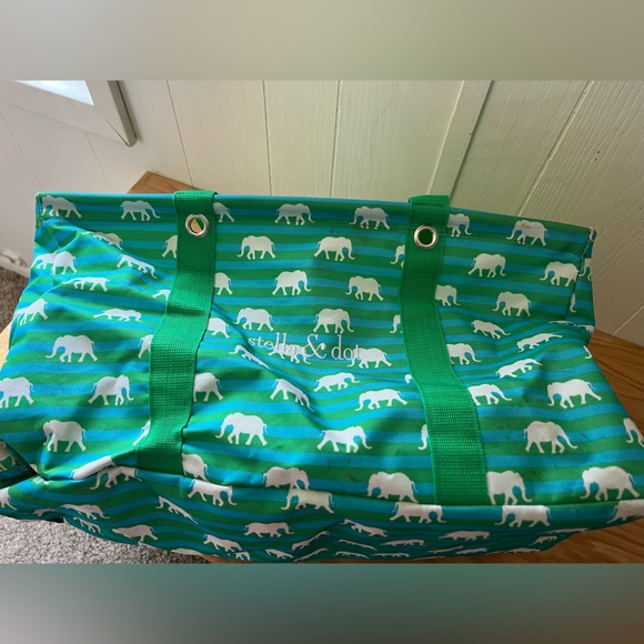 Retired Stella & Dot Big Handbag Tote Bag EUC - Picture 3 of 12